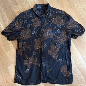 All saints floral Hawaiian shirt